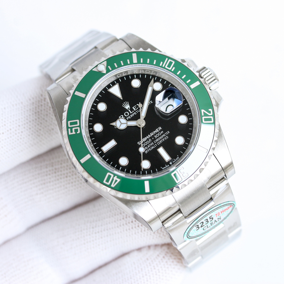Rolex Submariner 41mm White / Blue - watch1175 - Image 3