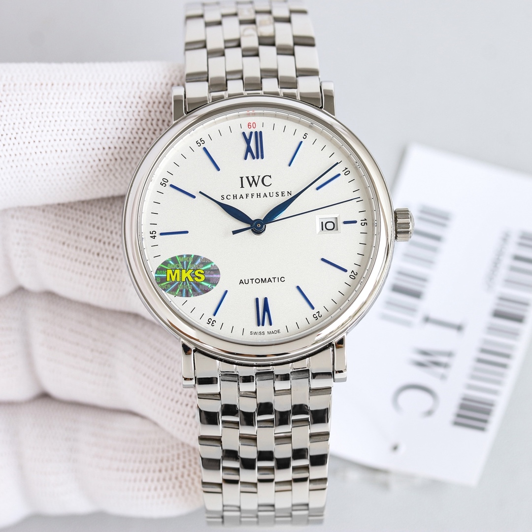 IWC Watch 40mm Blue / Gold - watch1241 - Image 3