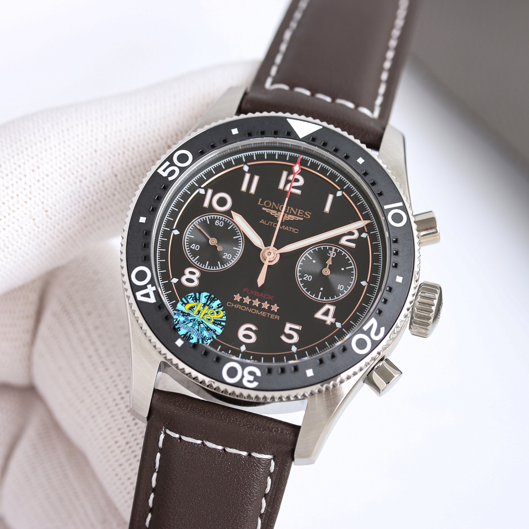 Longines Watch 42mm Black / Blue - watch1249 - Image 3