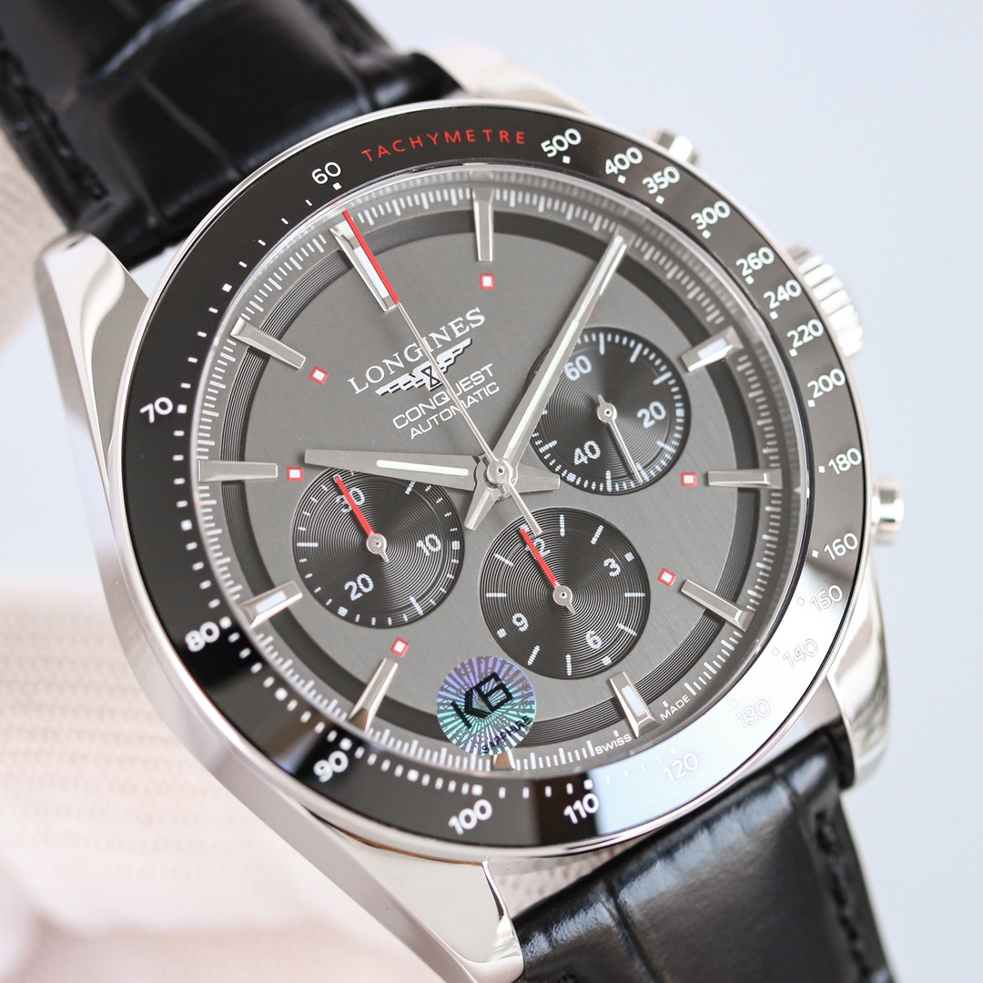 Longines Conquest 42mm Black / Silver - watch1287 - Image 3