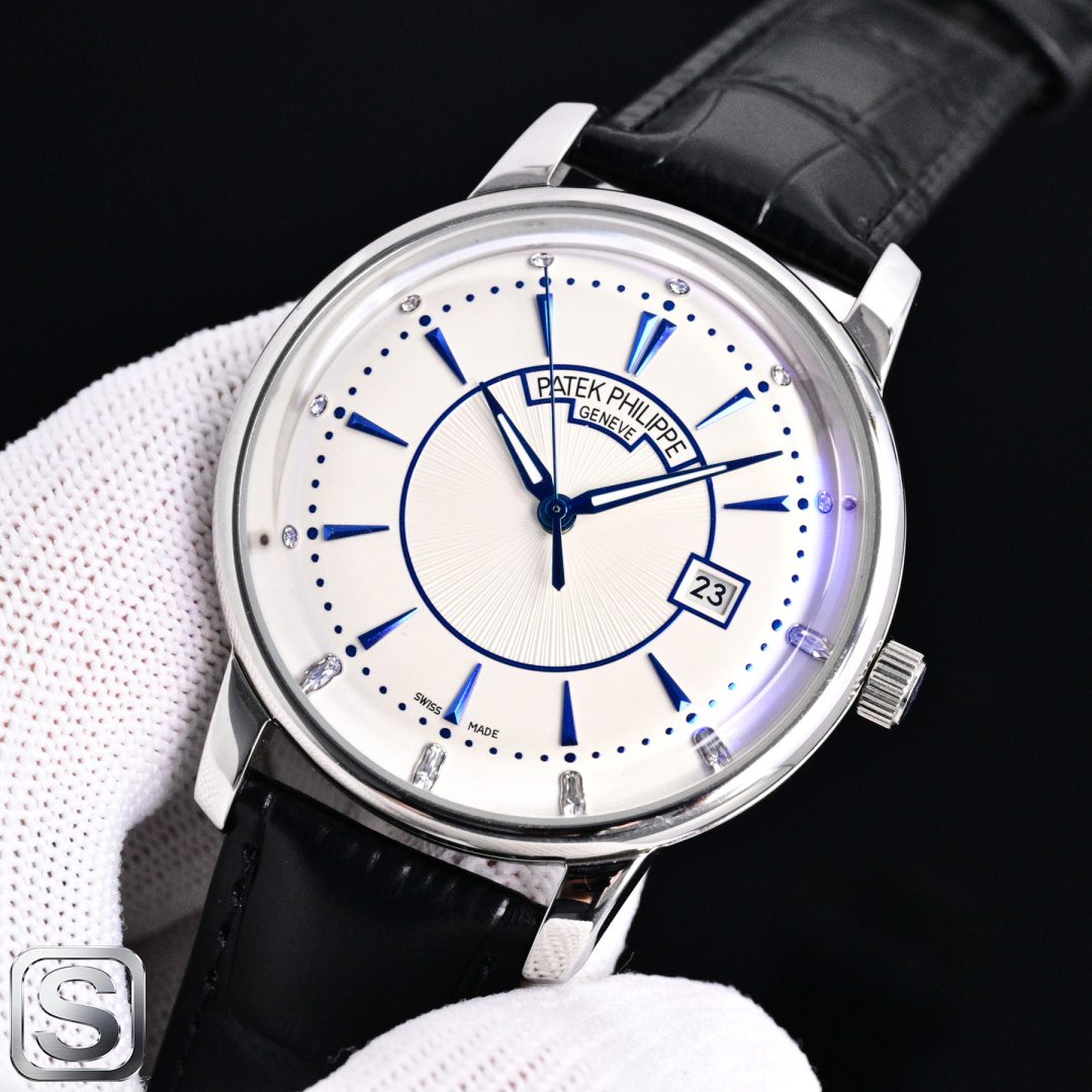 Classic Watch 42mm White / Gold - watch1297 - Image 3