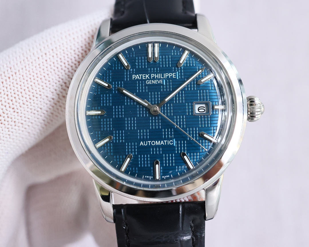 Patek Philippe Watch 40mm White / Rose Gold - watch1332 - Image 3