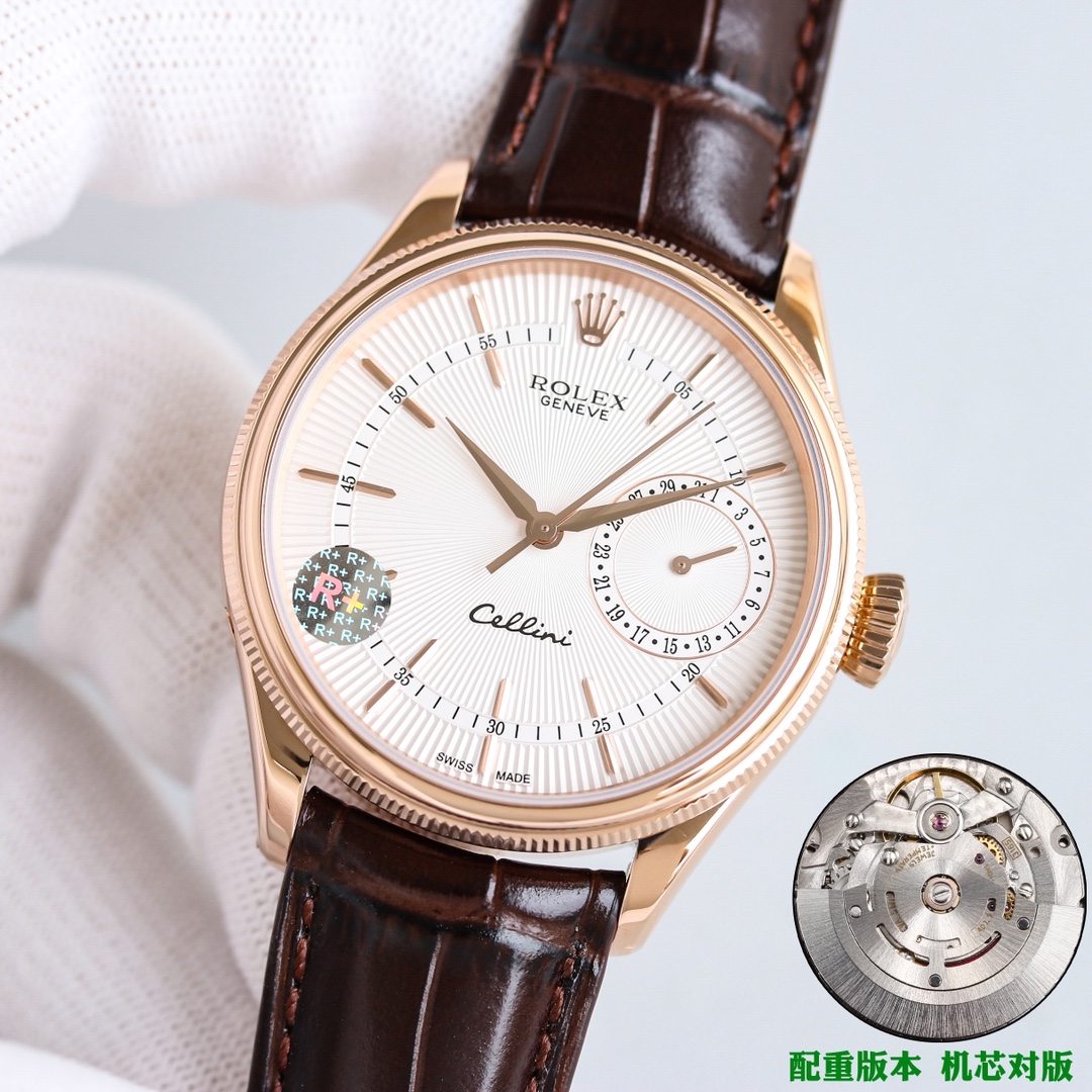 Rolex Watch 39mm Rose Gold / Silver - watch1344 - Image 3