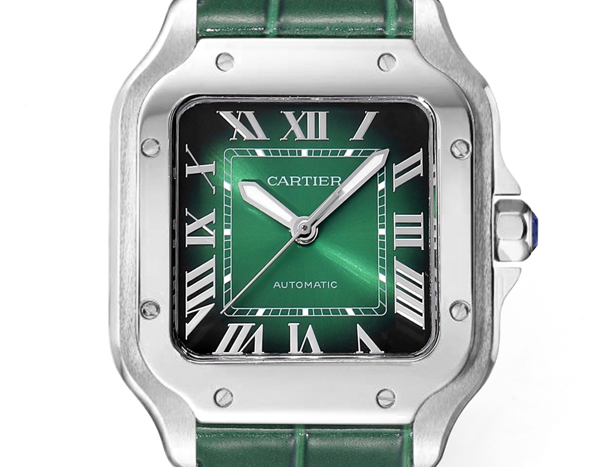 Cartier Santos 43.5mm White / Gold - watch1348 - Image 3