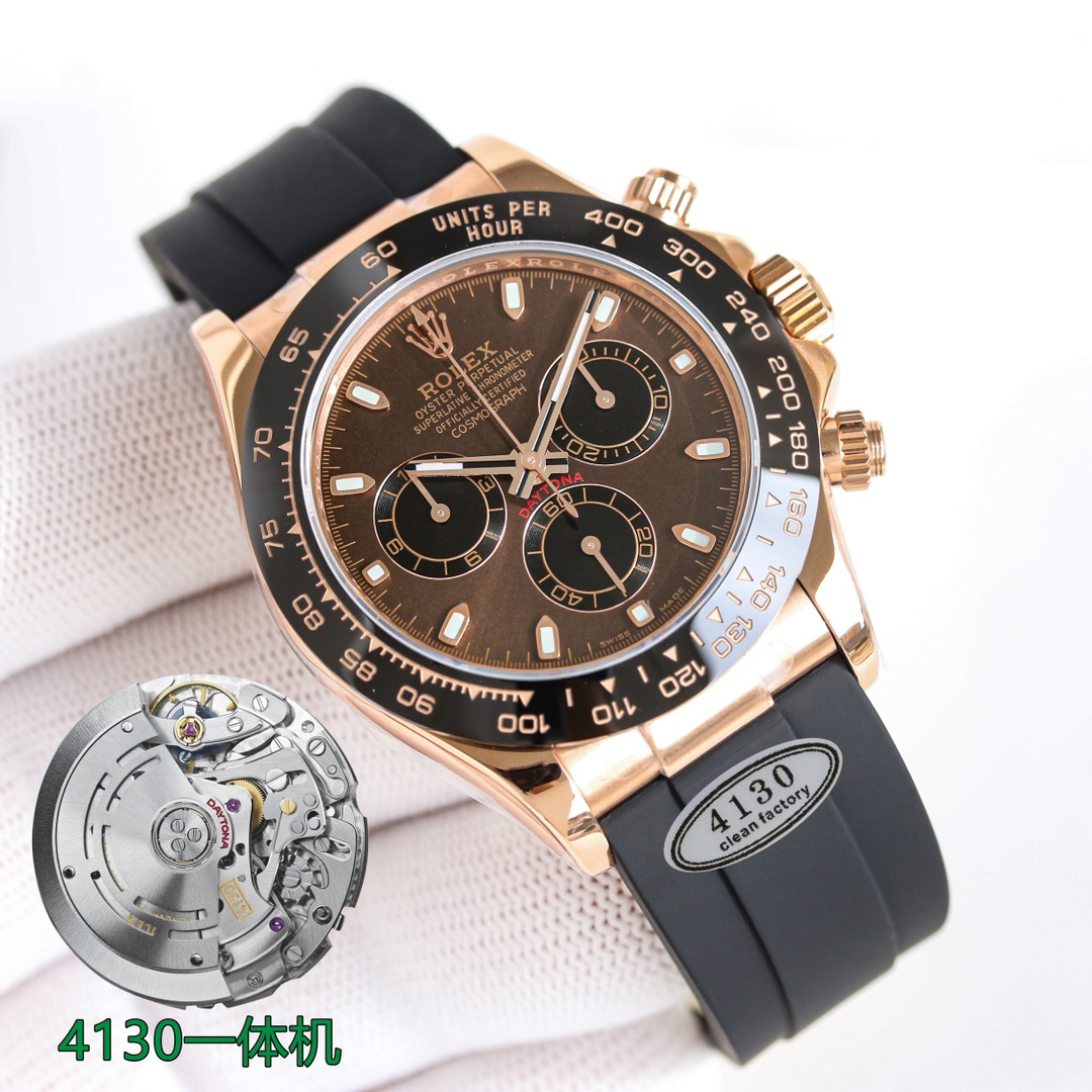 Rolex Daytona Black / White - watch1349 - Image 3