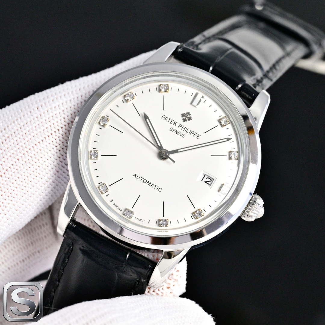 Patek Philippe Watch 40mm White - watch1390 - Image 3