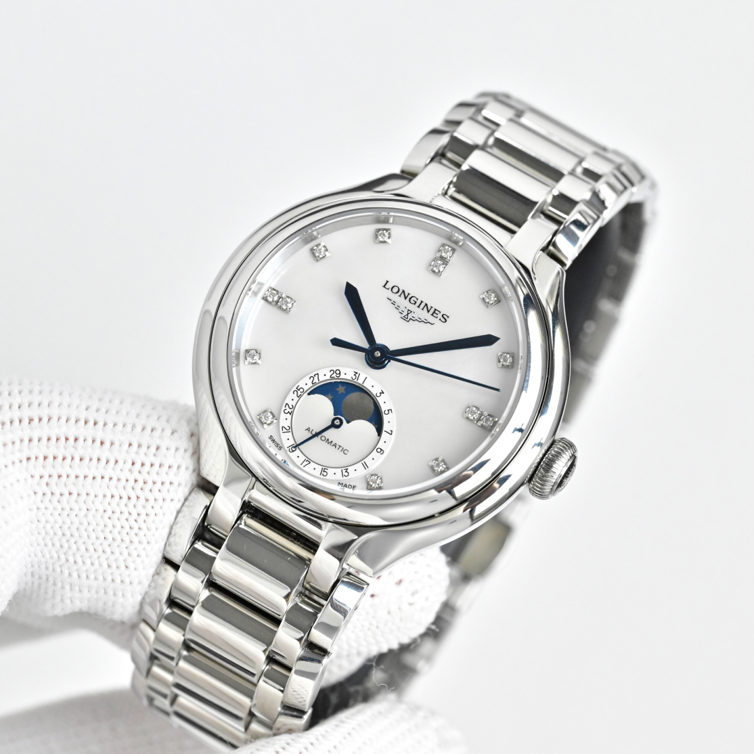 Classic Watch 34mm White / Silver - watch1392 - Image 3