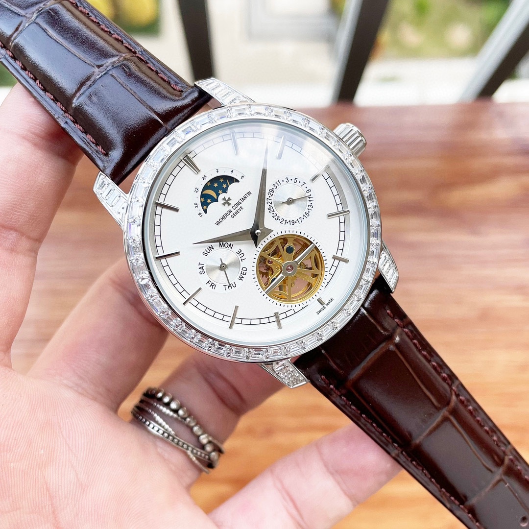 Vacheron Constantin Watch 44mm White / Silver - watch1407 - Image 3