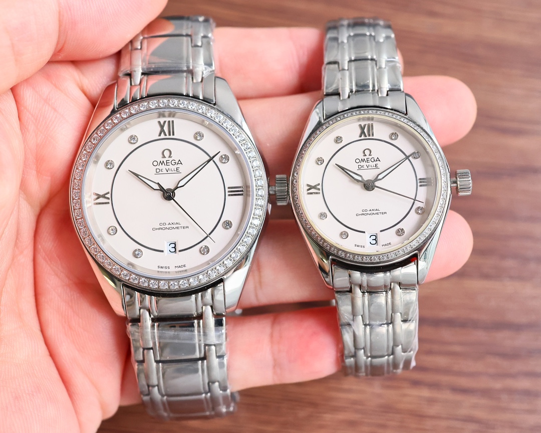 Omega De Ville 31mm White / Silver - watch1411 - Image 3