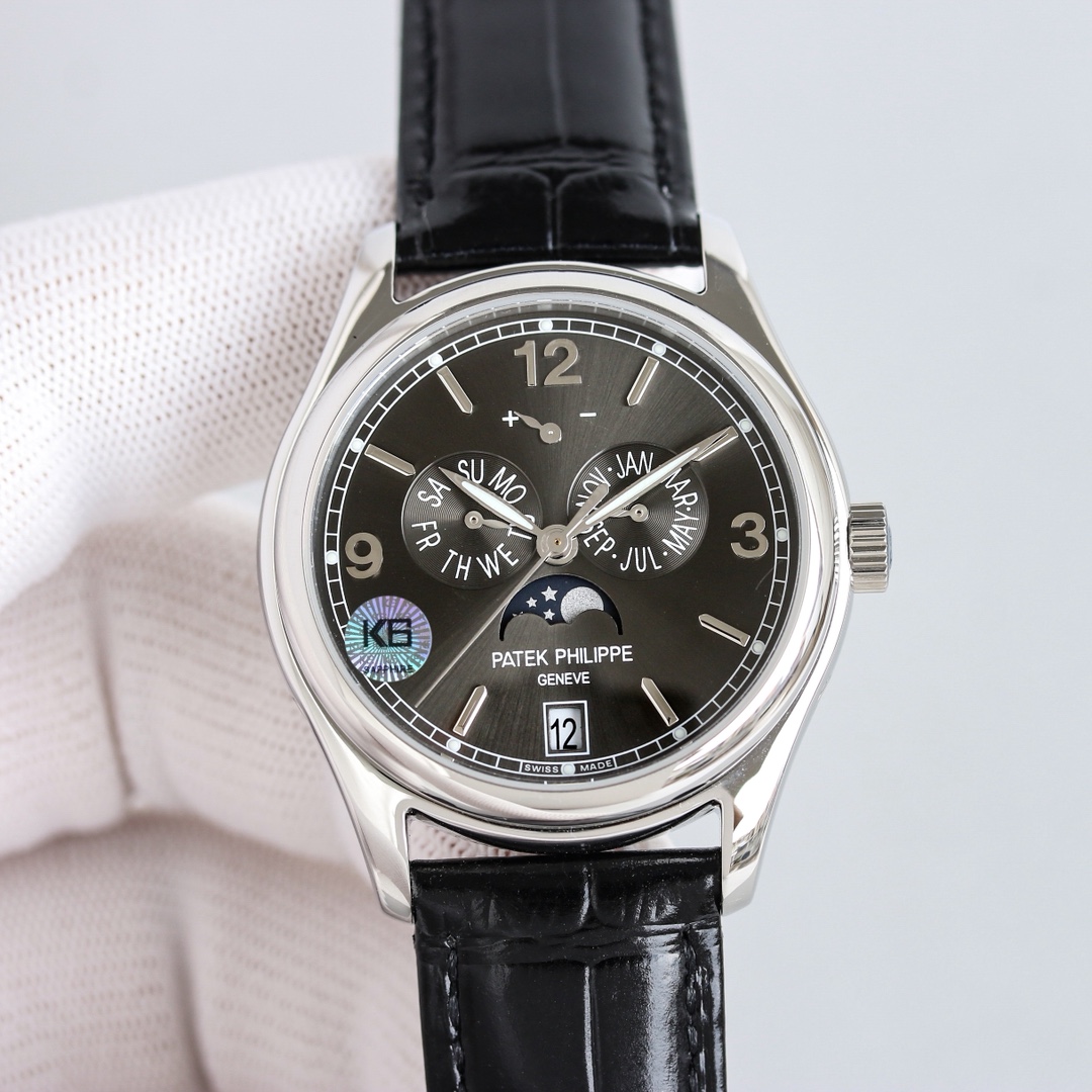 Patek Philippe Watch 39mm White / Gold - watch1438 - Image 3