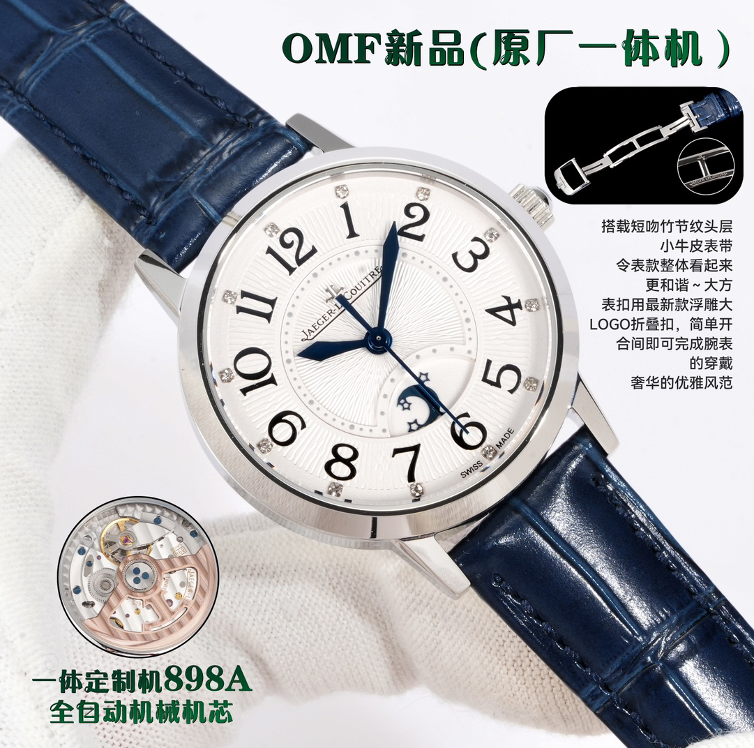 Jaeger-LeCoultre Watch 34mm White / Gold - watch1481 - Image 3
