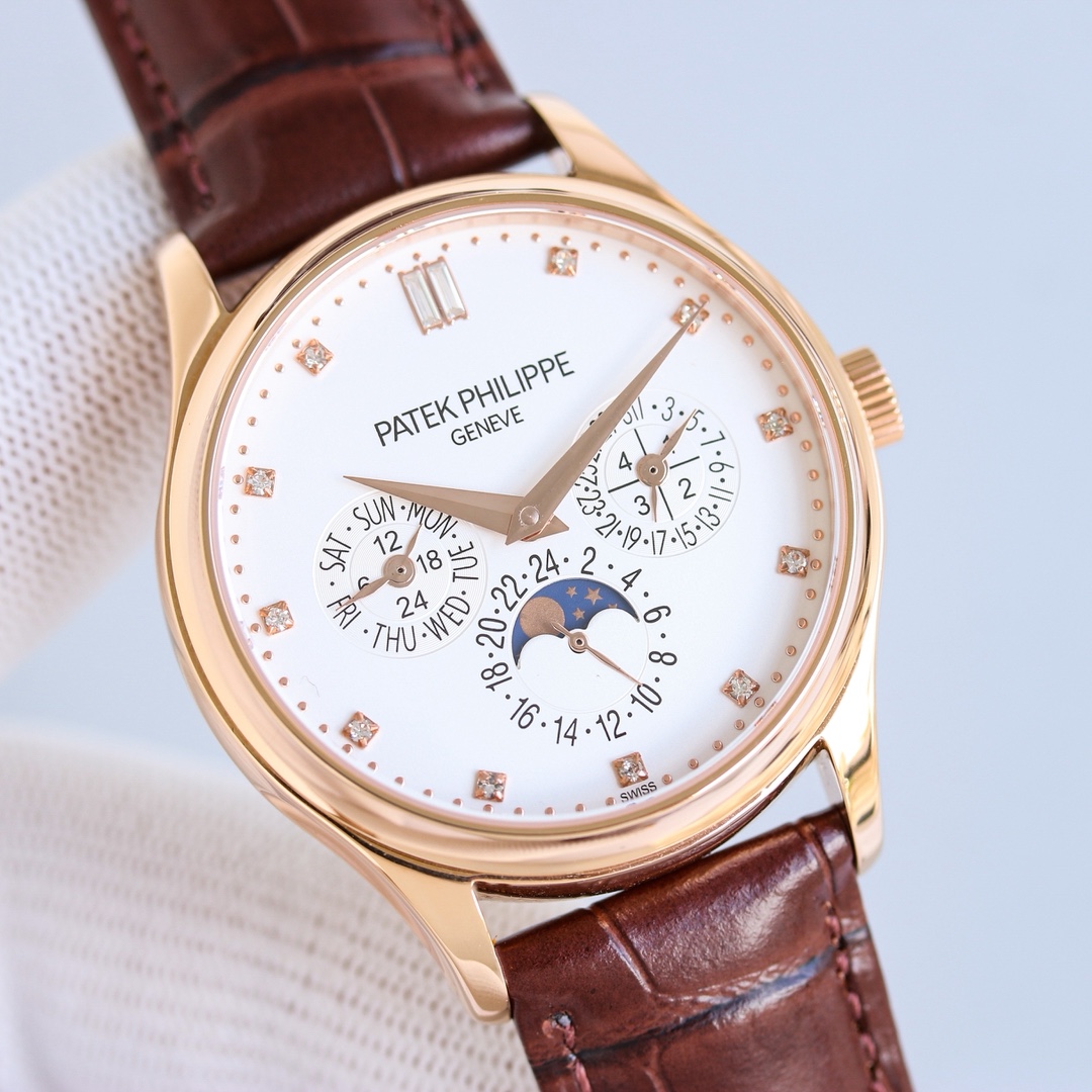 Classic Watch 39mm White / Gold - watch1492 - Image 3