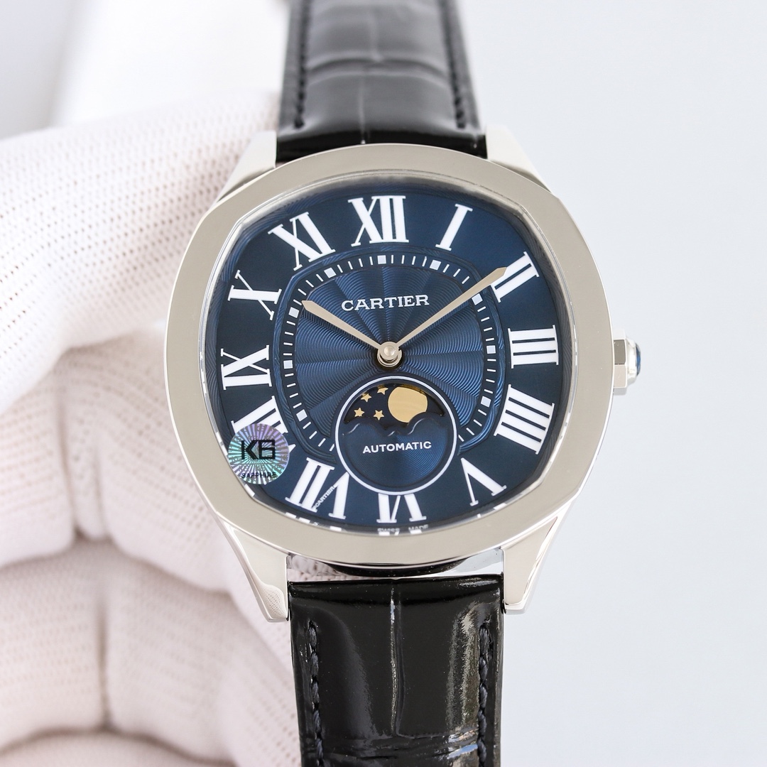 Cartier Watch 41mm White / Rose Gold - watch1493 - Image 3