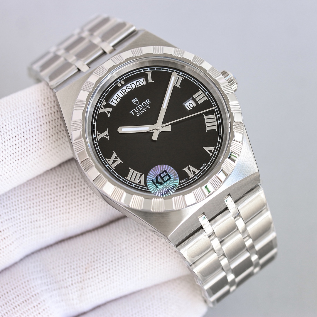 Tudor Watch 41mm Black - watch1509 - Image 3