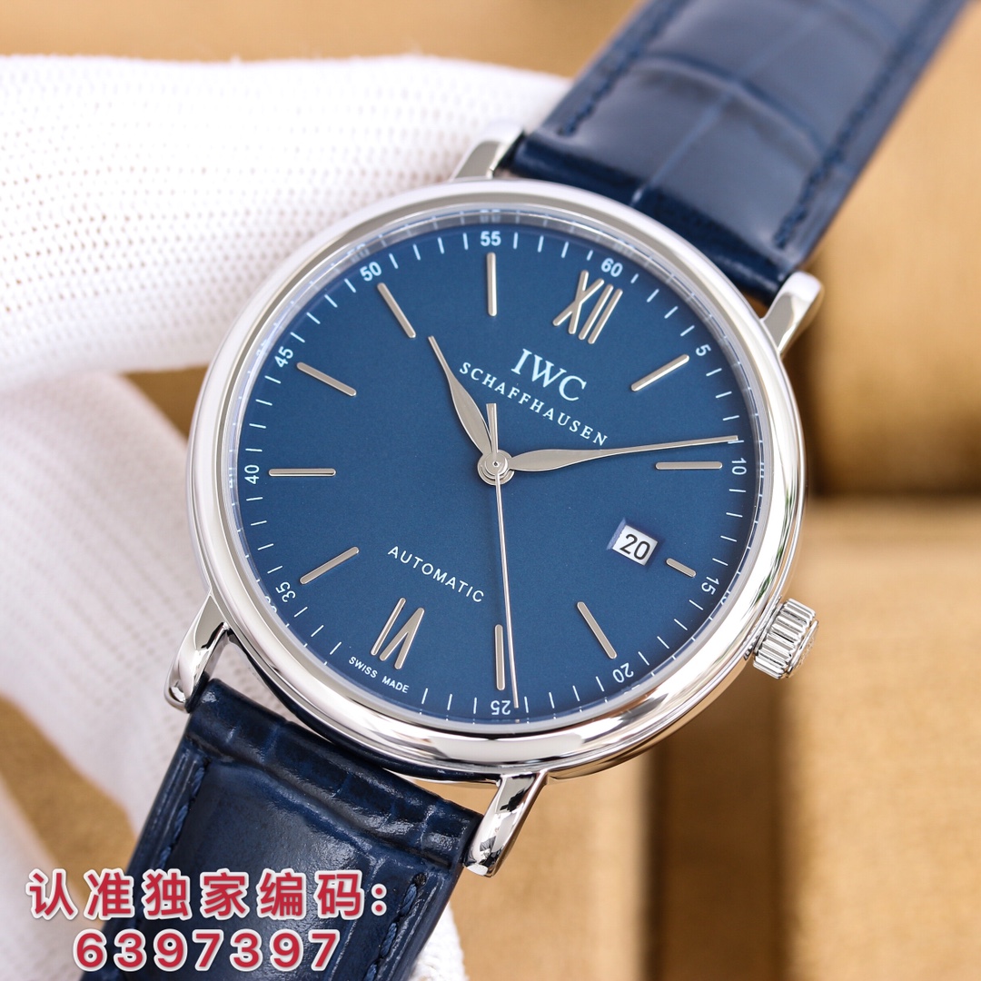 IWC Watch 40mm White / Blue - watch1511 - Image 3
