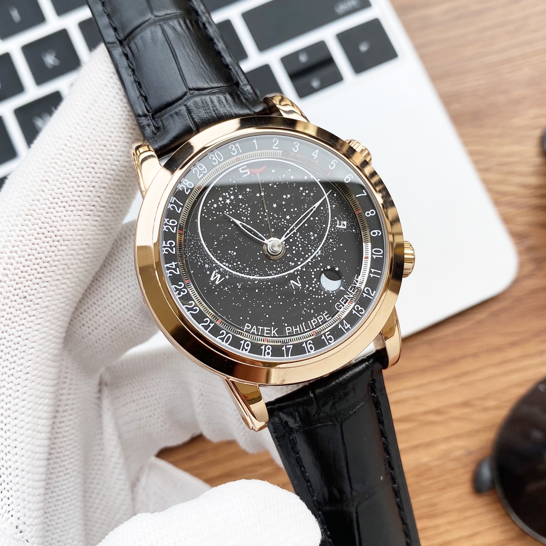 Patek Philippe Watch 43mm White / Silver - watch1527 - Image 3