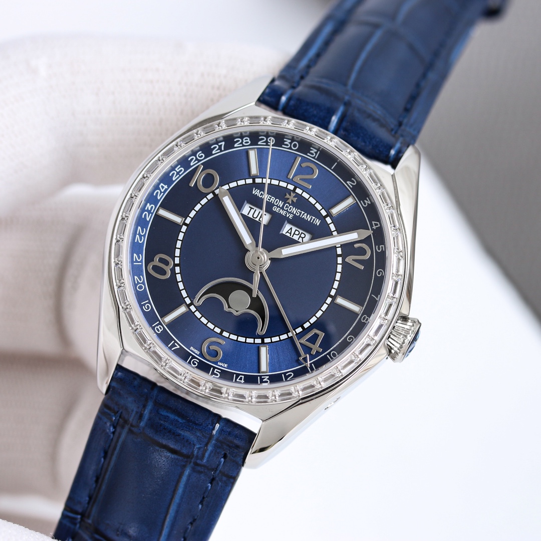 Classic Watch 40mm Blue / Silver - watch1532 - Image 3