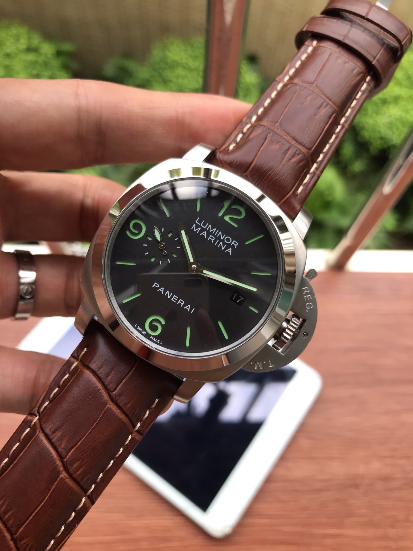 Panerai Watch 44mm Silver - watch1545 - Image 3