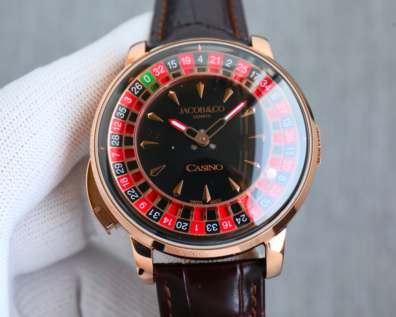 Classic Watch 44mm Black / White - watch1582 - Image 3
