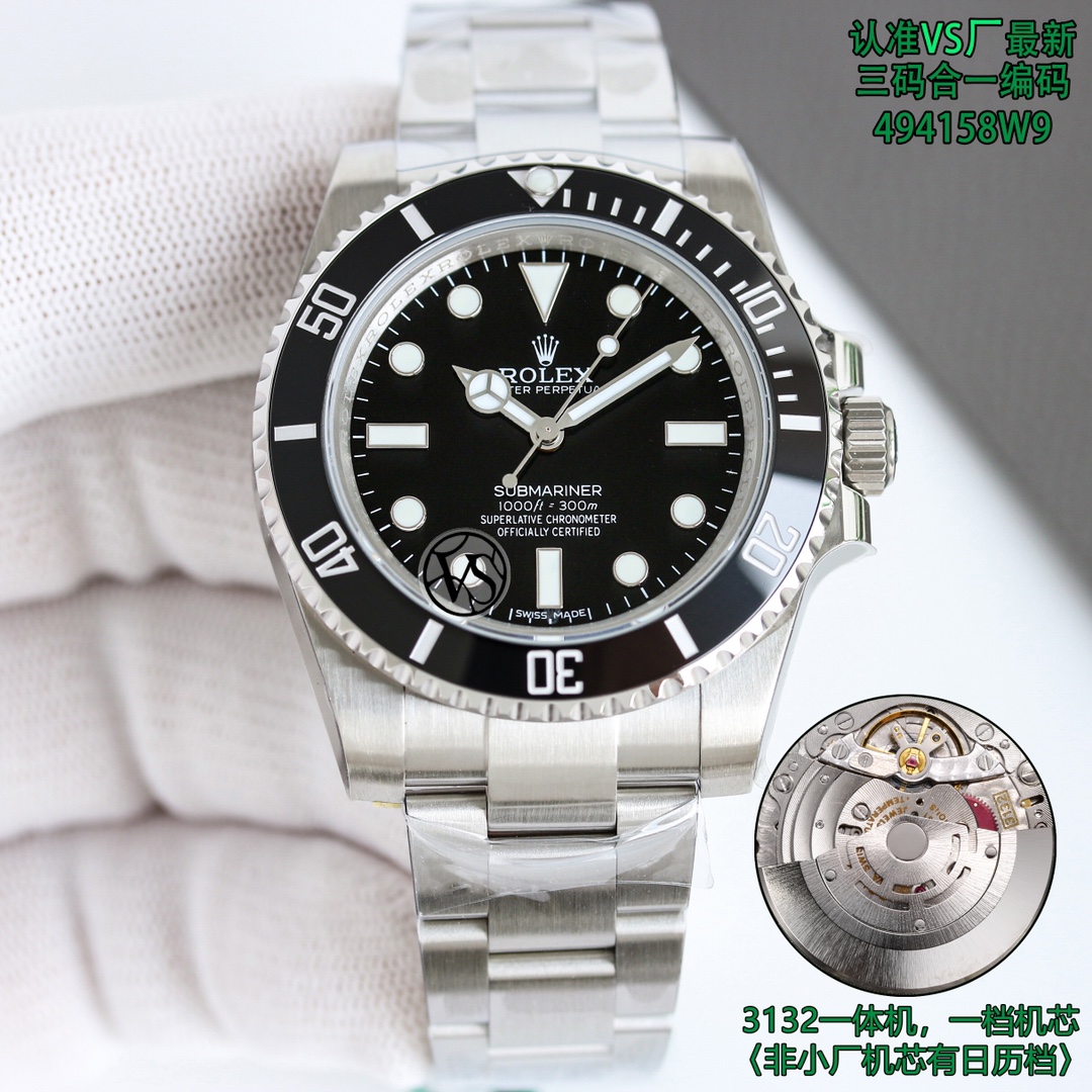 Rolex Submariner 41mm Silver - watch1605 - Image 3