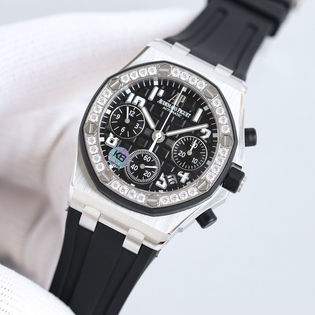 Audemars Piguet Royal Oak Silver - watch1637 - Image 3