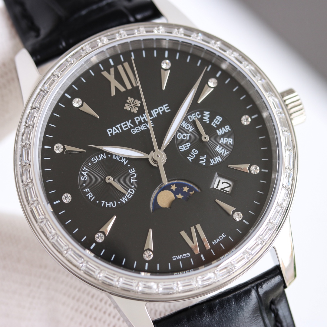 Patek Philippe Watch 40mm White / Gold - watch1661 - Image 3