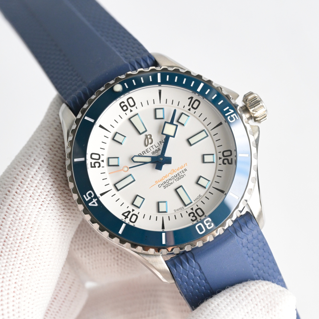Breitling Watch 42mm Silver - watch1710 - Image 3