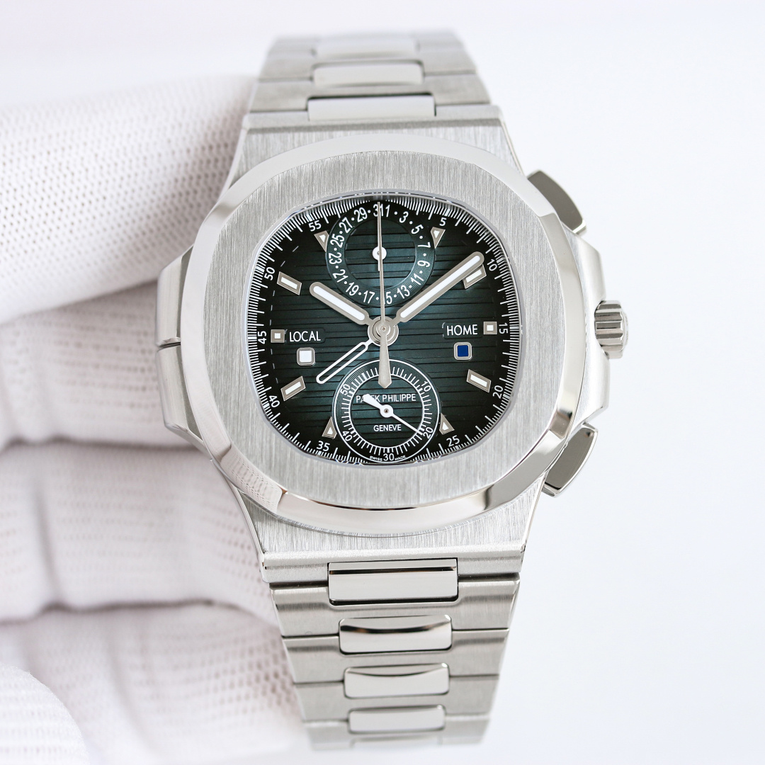 Patek Philippe Nautilus 40.5mm White / Gold - watch1757 - Image 3