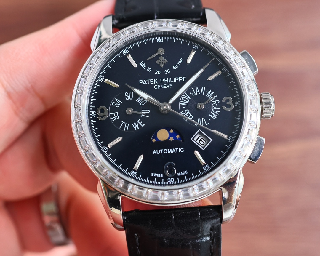 Patek Philippe Watch 42mm White / Gold - watch1769 - Image 3