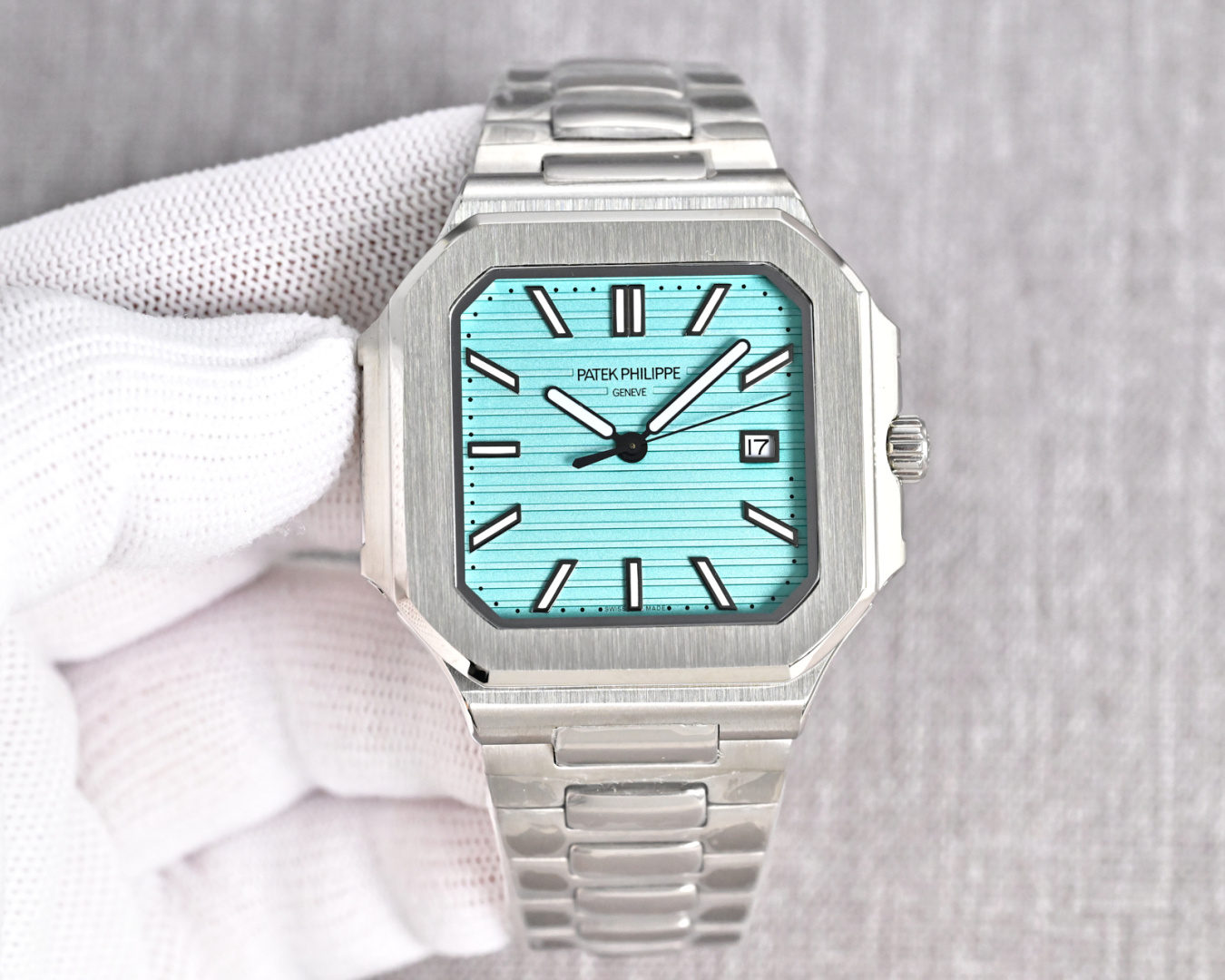 Patek Philippe Watch 45mm Silver - watch1790 - Image 3