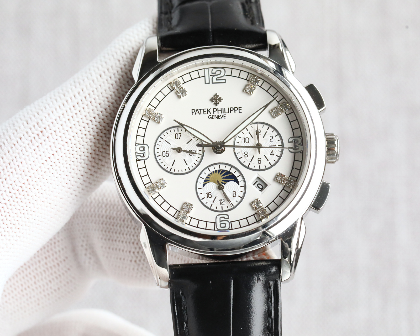 Patek Philippe Watch 40mm Silver - watch1836 - Image 3