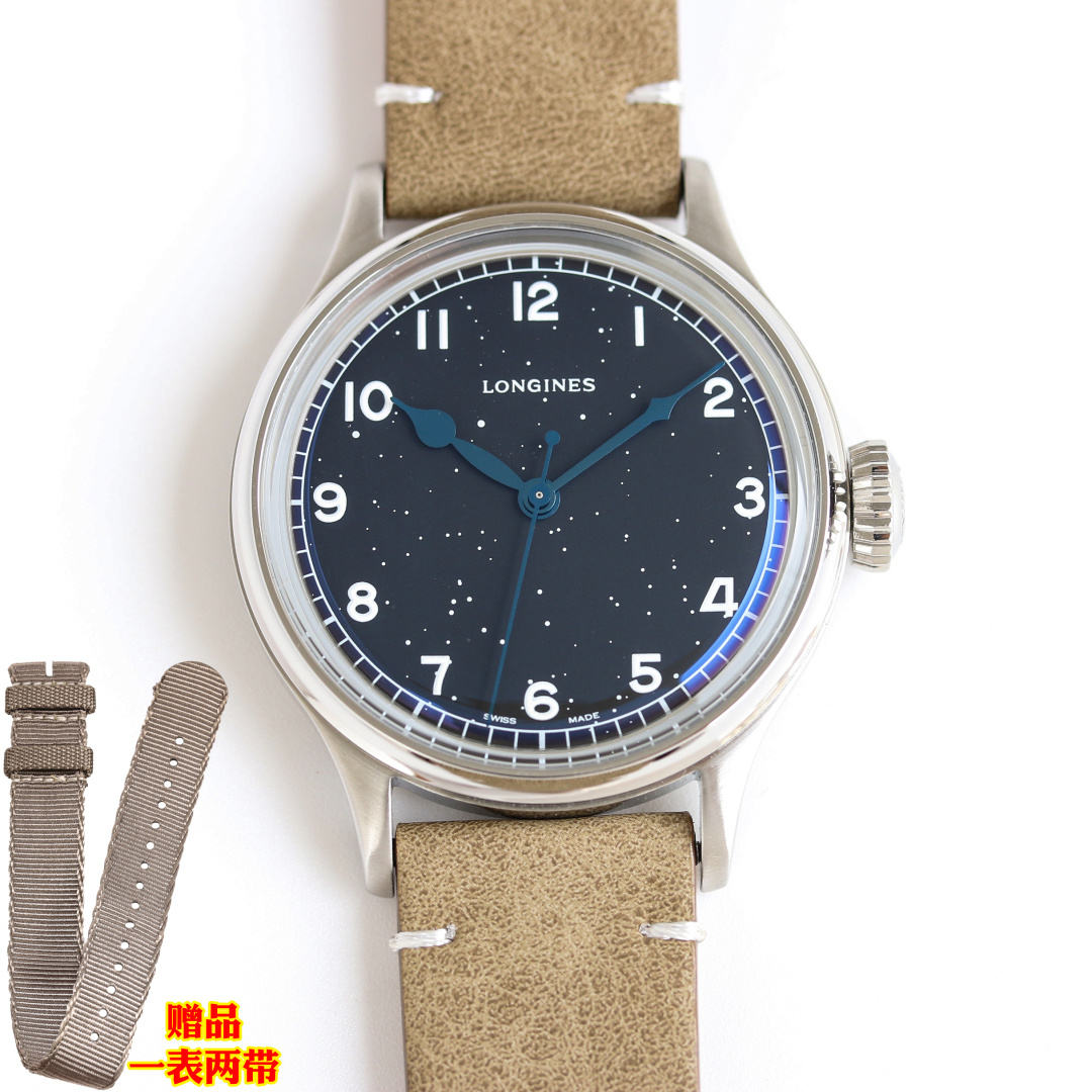 Longines Watch 38.5mm Blue / Silver - watch1854 - Image 3