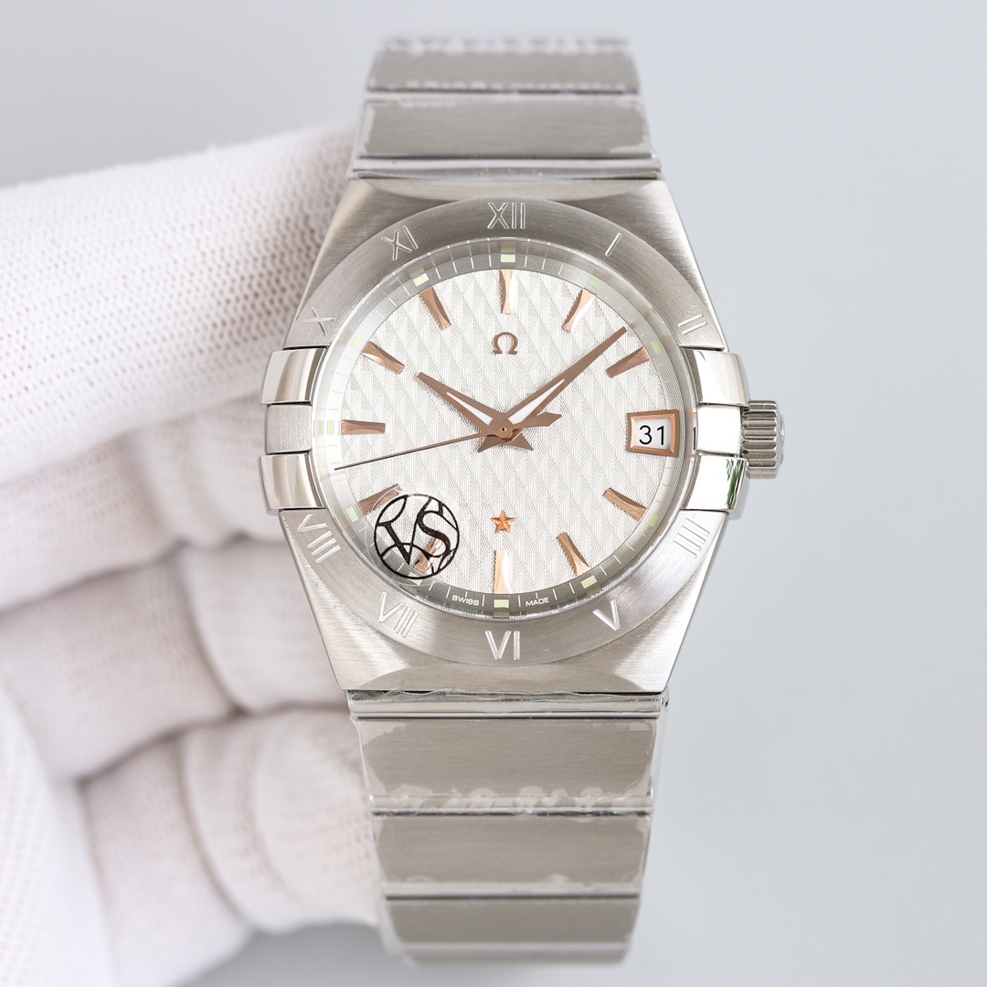 Omega Constellation 38mm Black / Gold - watch1877 - Image 3