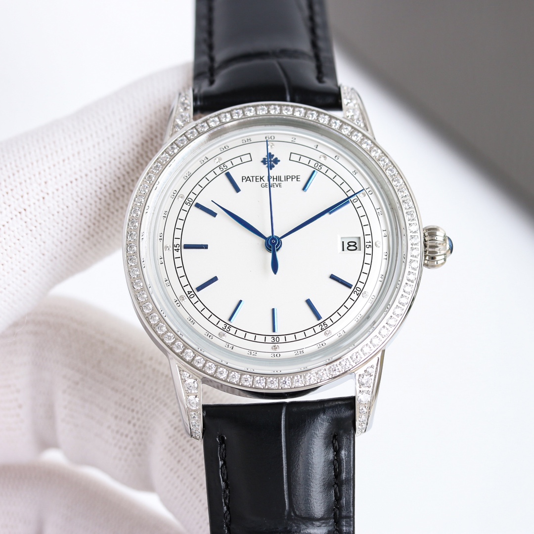 Patek Philippe Watch 40mm White / Gold - watch1944 - Image 3