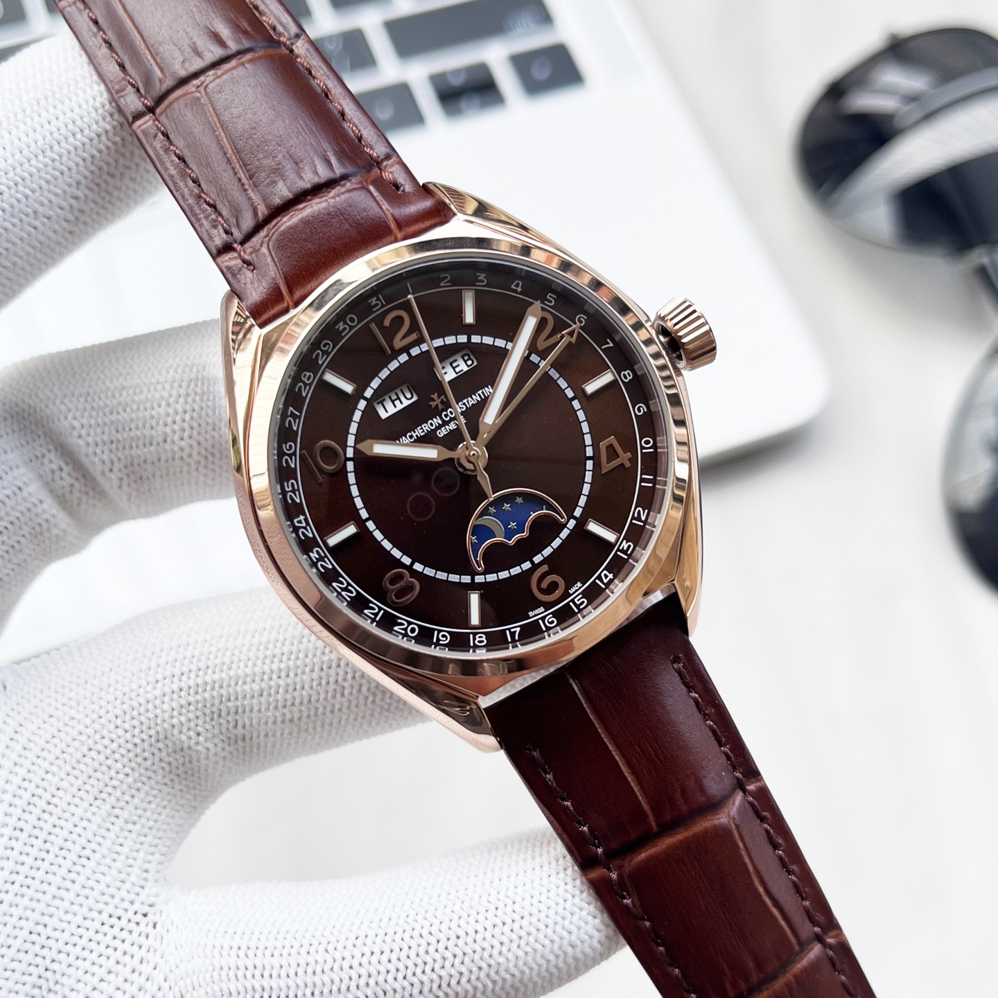 Vacheron Constantin Watch 40mm White / Silver - watch2015 - Image 3