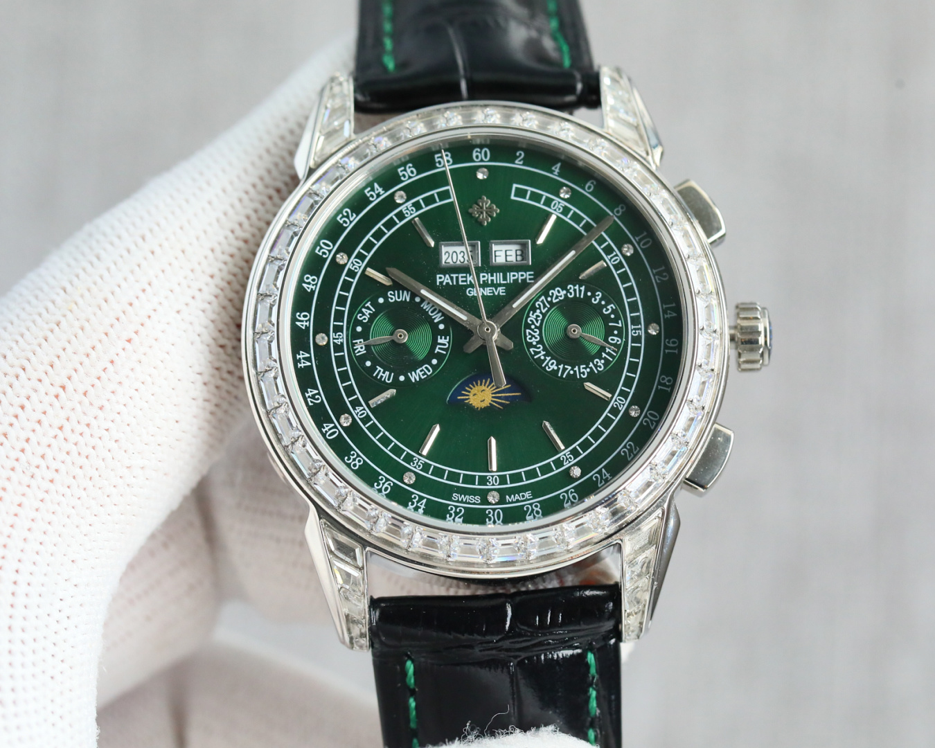Patek Philippe Watch 41mm White / Gold - watch2048 - Image 3