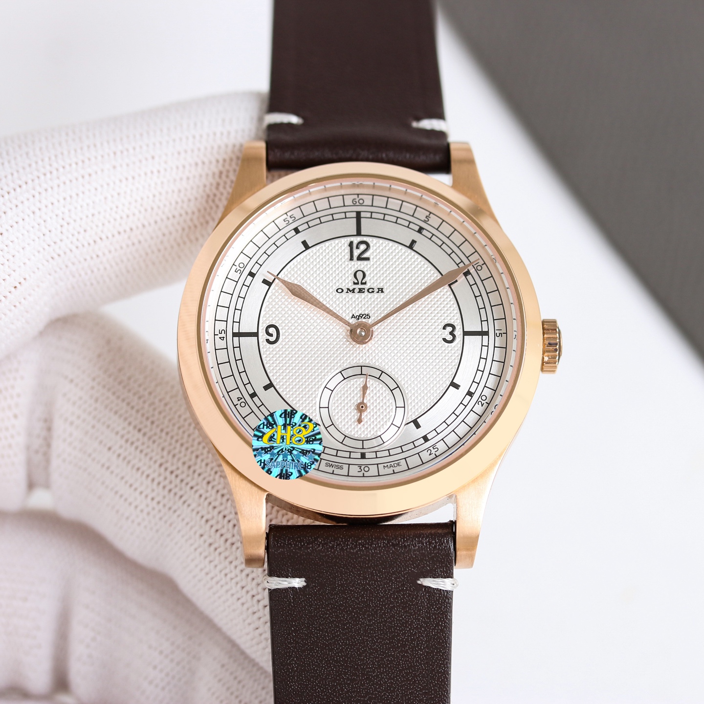 Classic Watch 39mm White / Silver - watch2064 - Image 3