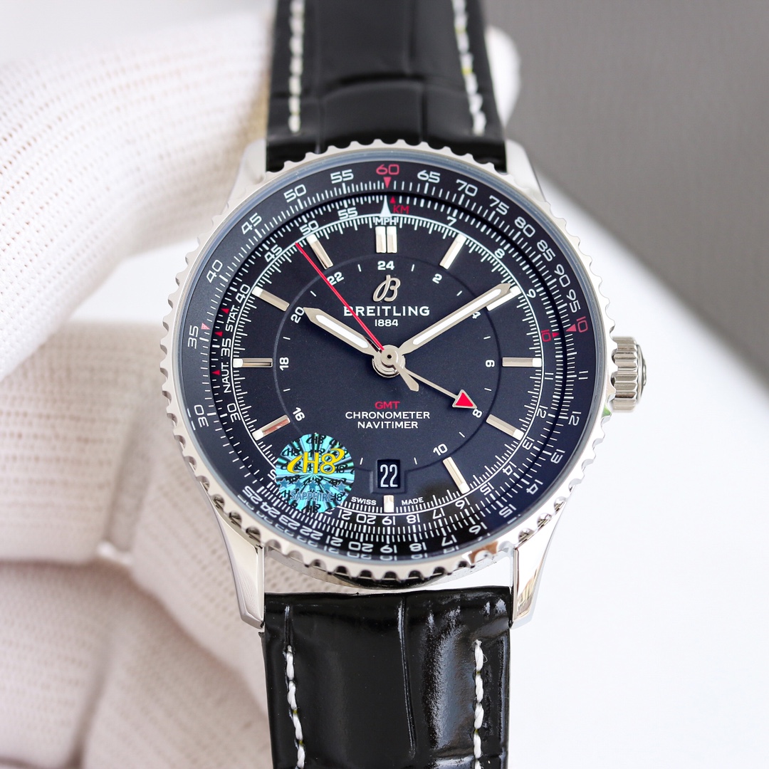 Breitling Navitimer 41mm Silver - watch2066 - Image 3