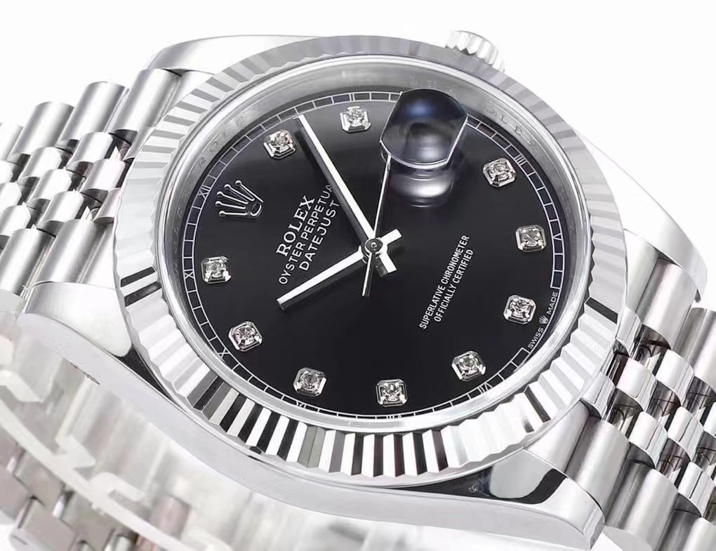 Rolex Datejust 41mm White / Gold - watch0015 - Image 4