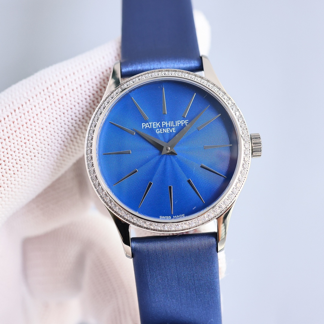 Patek Philippe Watch 33mm White / Rose Gold - watch0021 - Image 4