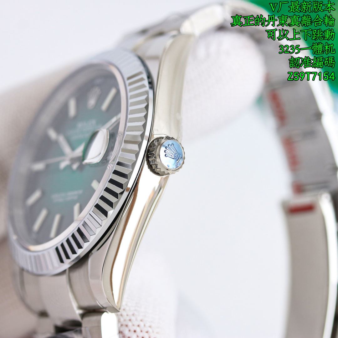 Rolex Datejust 41mm Silver - watch0027 - Image 4