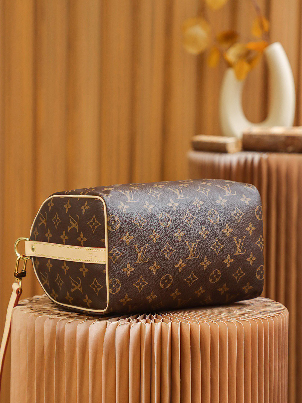 lv0068 Louis Vuitton M41113 Speedy Top Handle Bag with Dynamic Code - Image 4