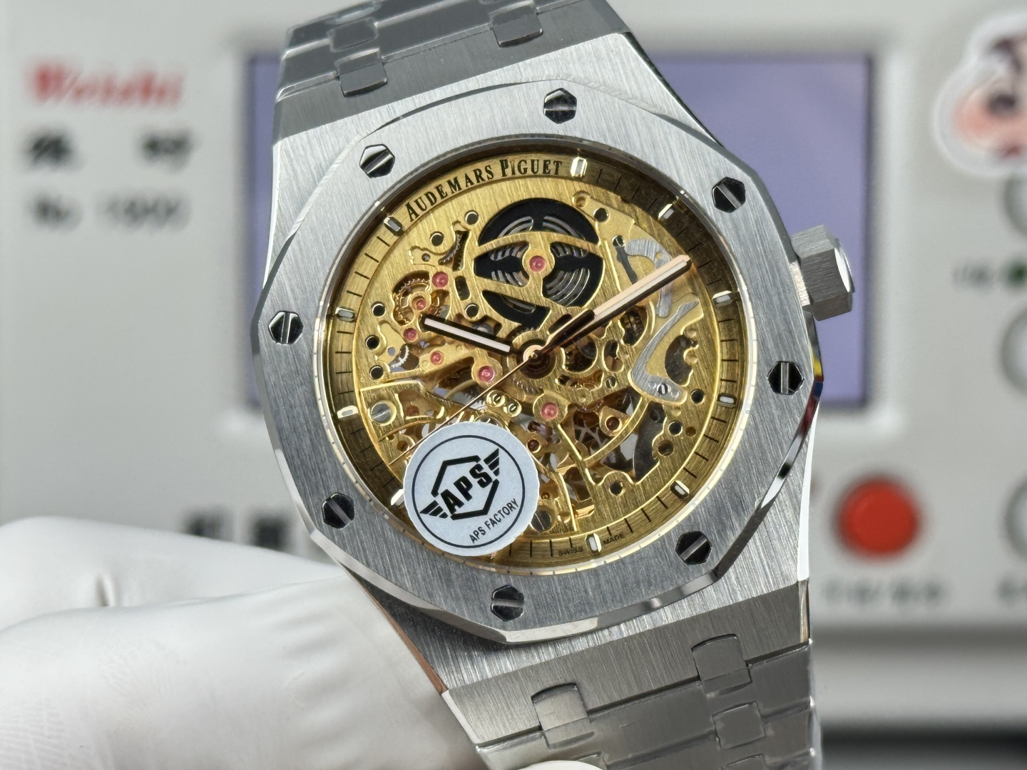 Audemars Piguet Royal Oak 41mm Rose Gold / Silver - watch0035 - Image 4