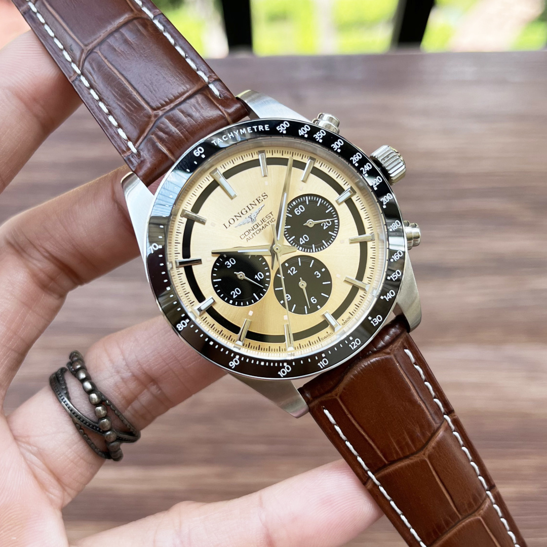 Longines Conquest 42mm Black / Silver - watch0038 - Image 4