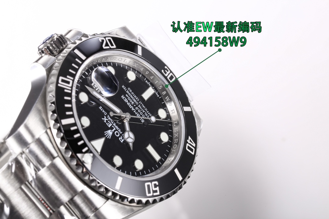 Rolex Submariner Black - watch0072 - Image 4