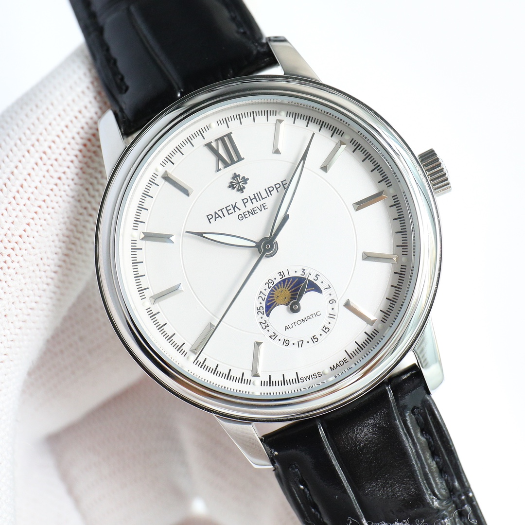 Patek Philippe Watch 40mm White / Gold - watch0098 - Image 4