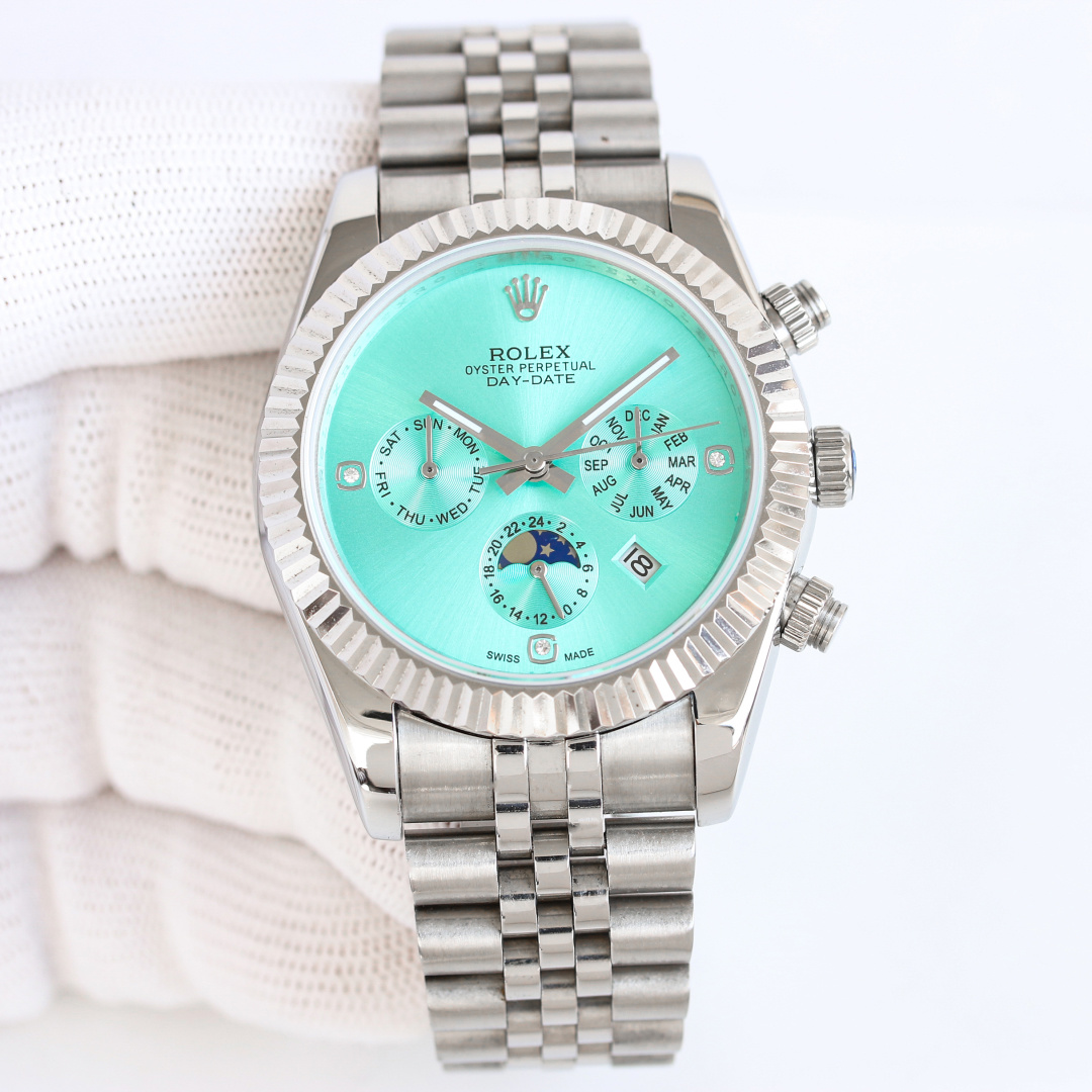 Rolex Datejust 41mm White / Gold - watch0110 - Image 4