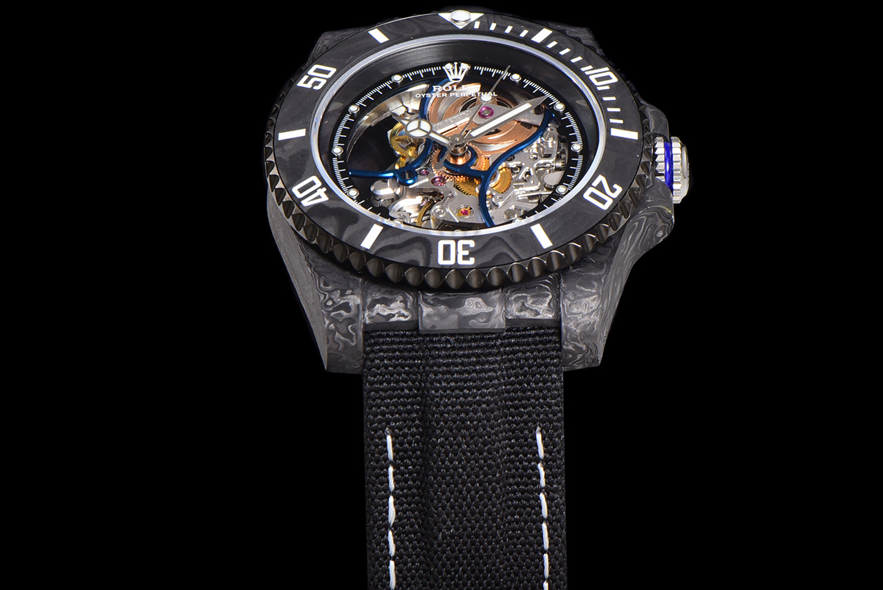 Rolex Submariner Black / White - watch0122 - Image 4