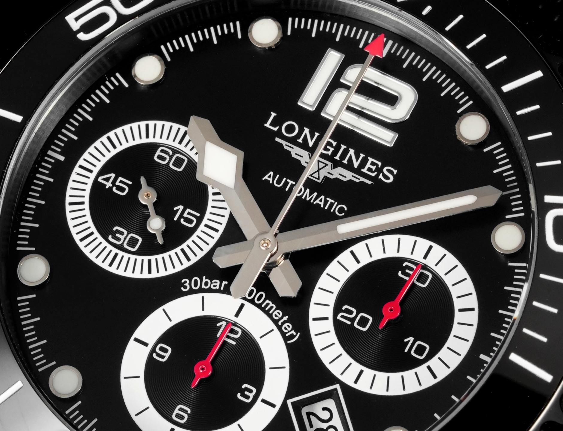 Longines Conquest Black / Blue - watch0134 - Image 4
