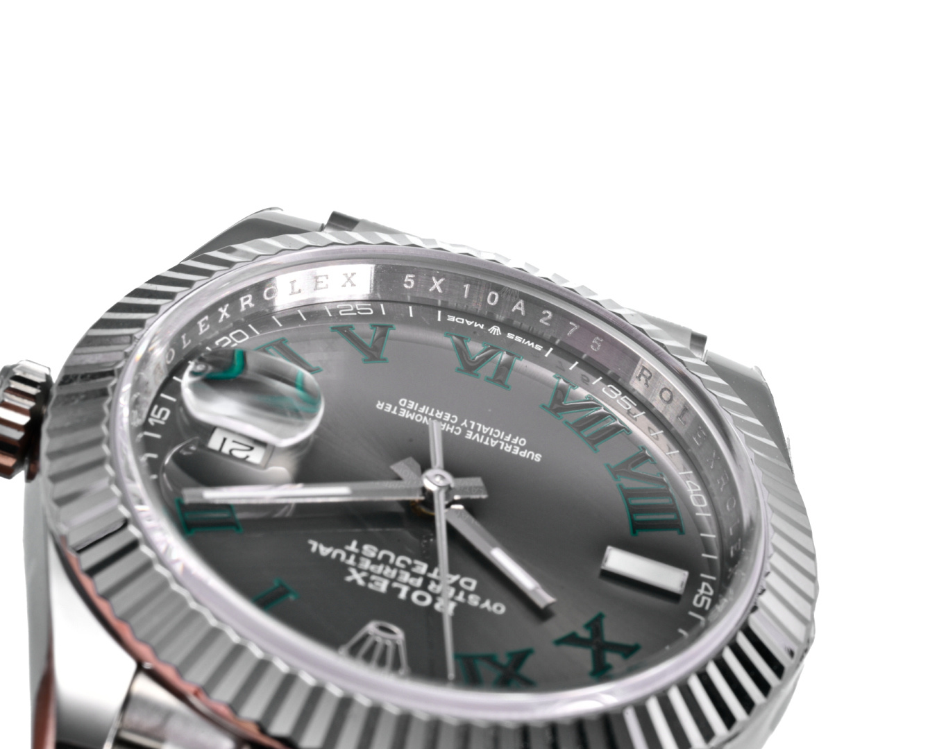 Rolex Datejust 41mm White / Gold - watch0141 - Image 4